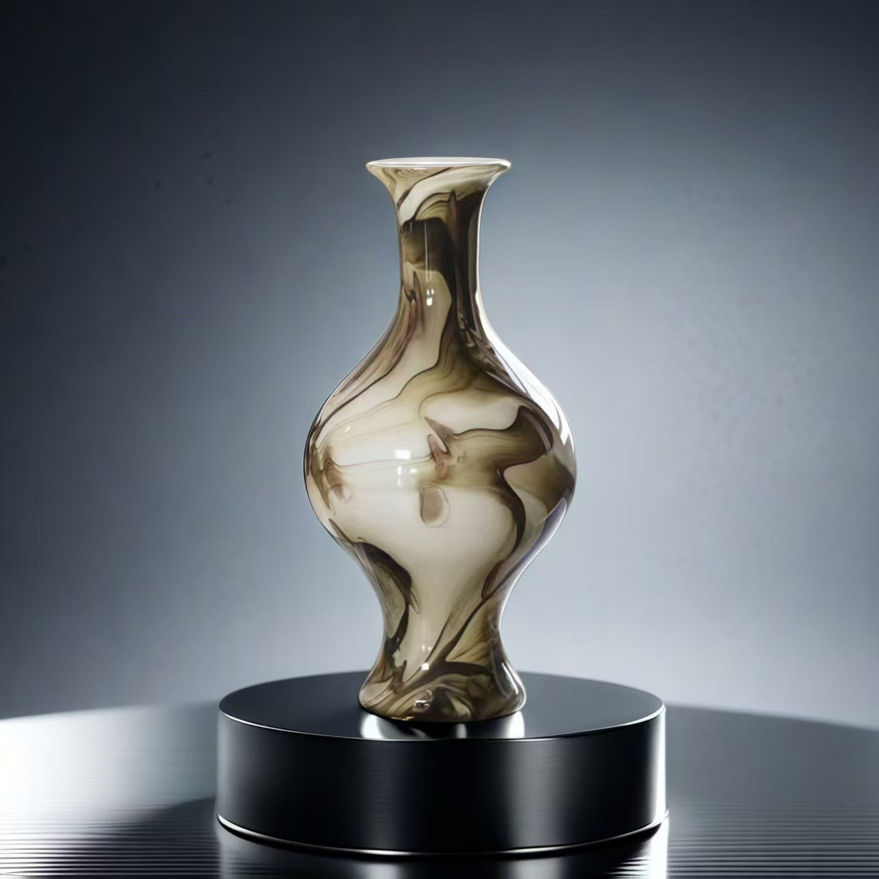 Elevate Your Space with Our Retro Glass Vase Decorative Ornament